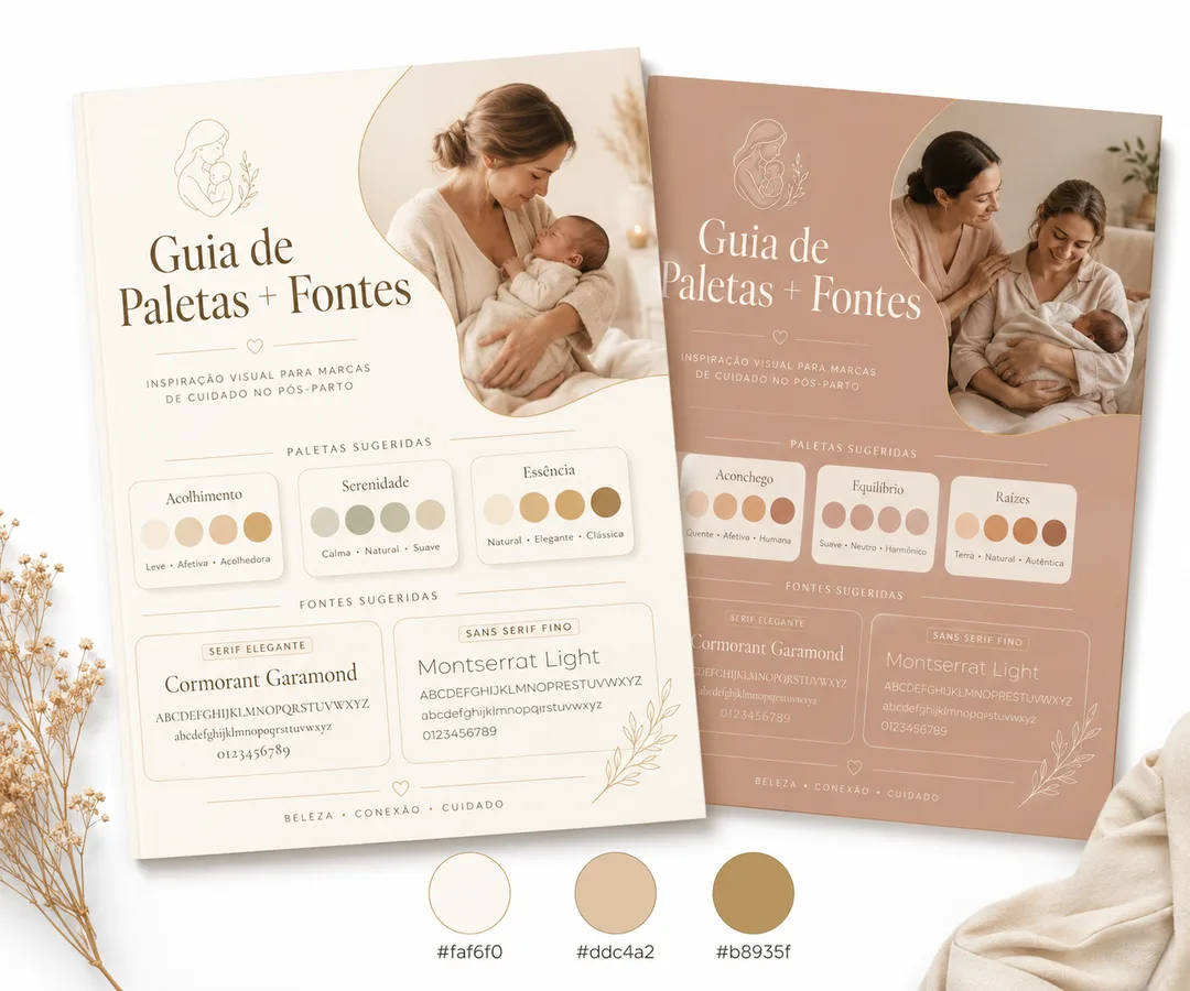 Bônus Guia de Paletas e Fontes