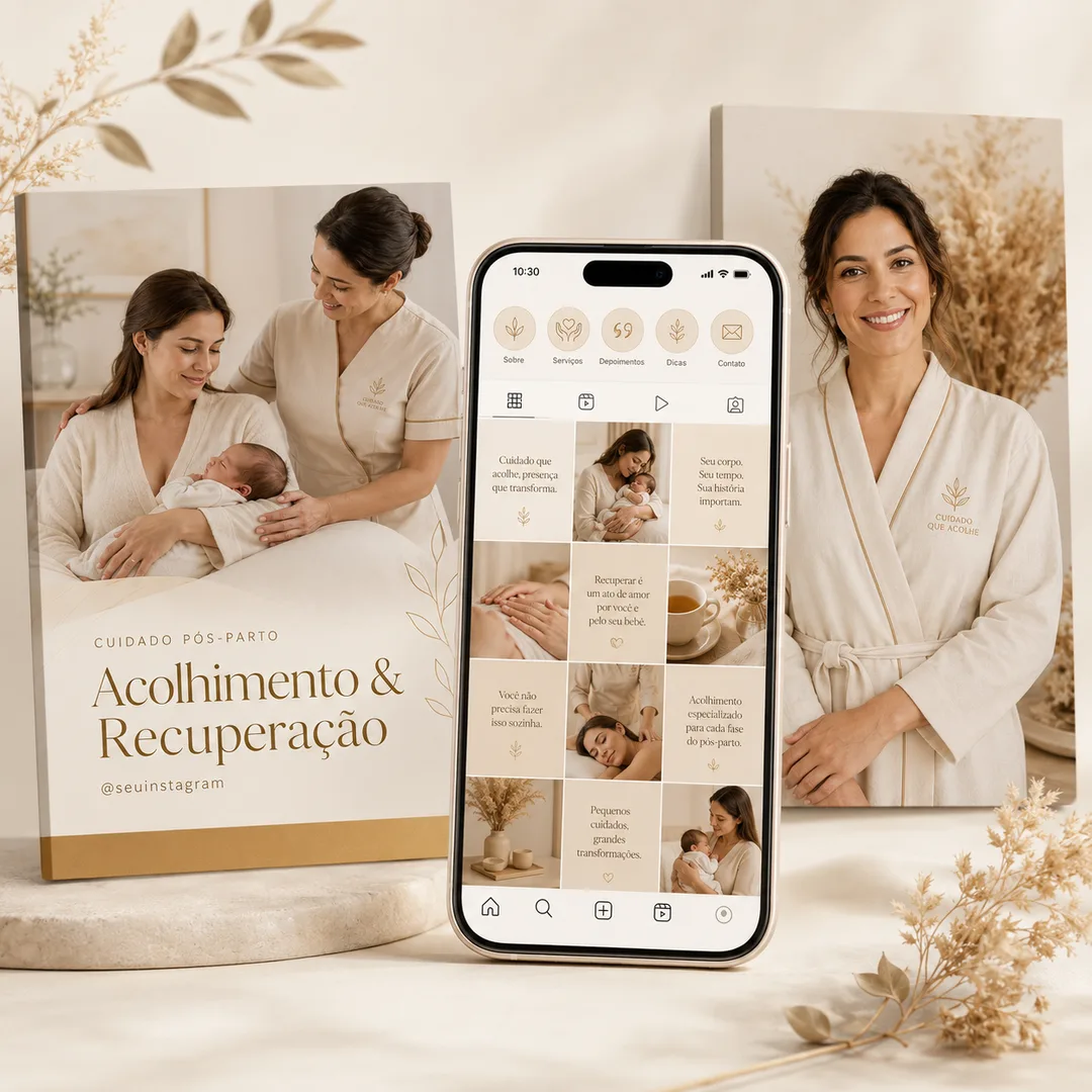 Canva Pack Pós-parto — modelos prontos